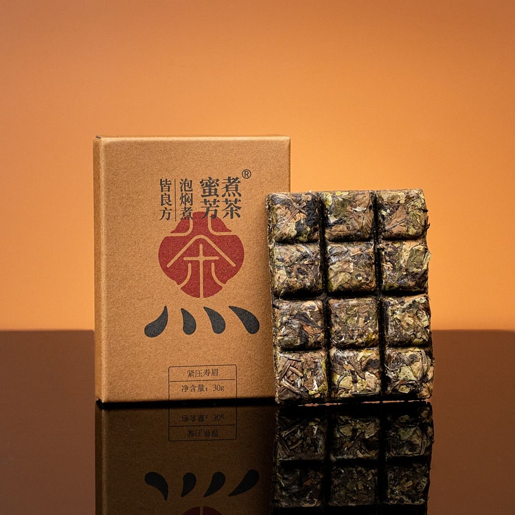 馥益堂福鼎白茶煮茶蜜芳2020年老白茶单盒茶叶口粮 30 克