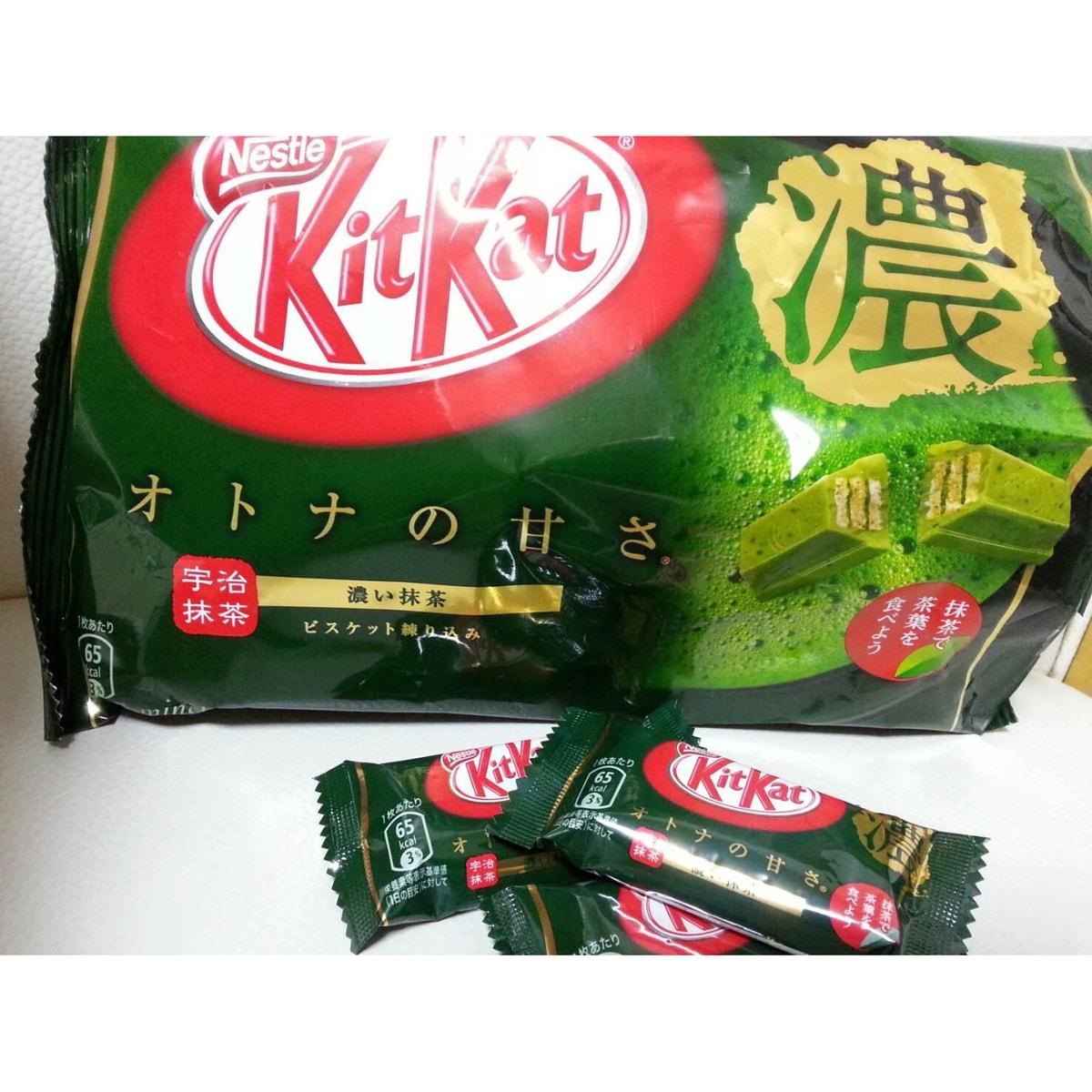 日本直送」キットカット・濃い抹茶 11枚袋入り - Weee!