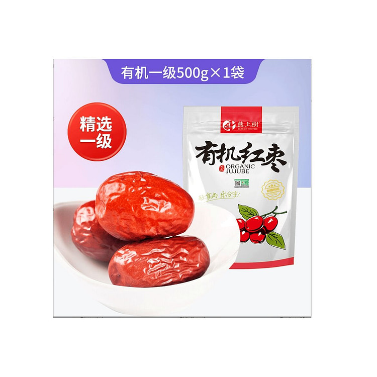 熊上树  有机红枣一级  500g*1袋