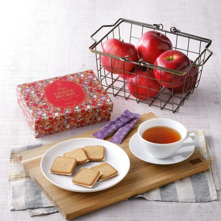 Ishiya Confectionery Saku Langue de Chat (Apple and Black Tea) 12 pieces