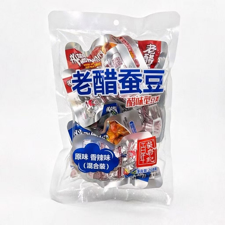 百年吴府记老醋蚕豆混装口味208g*1袋 1 包