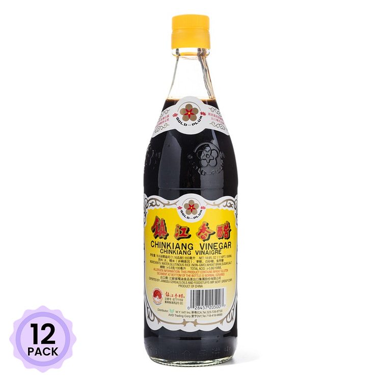Gold-Plum Chinkiang Vinegar 550 ml*12 pack