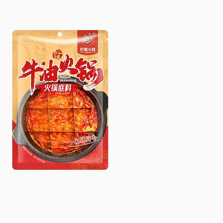 巴蜀火娃牛油火锅底料150g*2袋