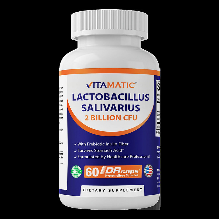 Lactobacillus Salivarius 2 Billion- 60 DR Capsules
