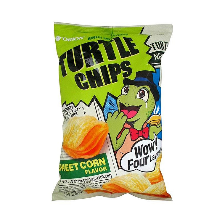 Orion Turtle Chips Sweet Corn Flavor - 160g