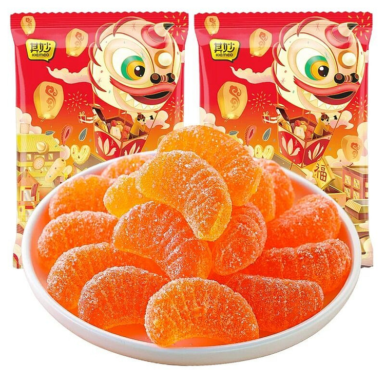 其妙 约18包橘子软糖 350g*1 350 克