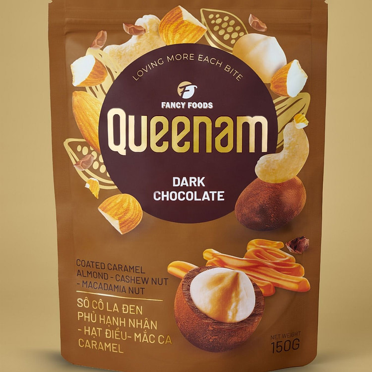 黑巧克力焦糖杏仁腰果玛卡 2.65 盎司