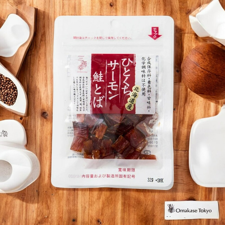 Sankaikou 一口大小鲑鱼干 (3 包)