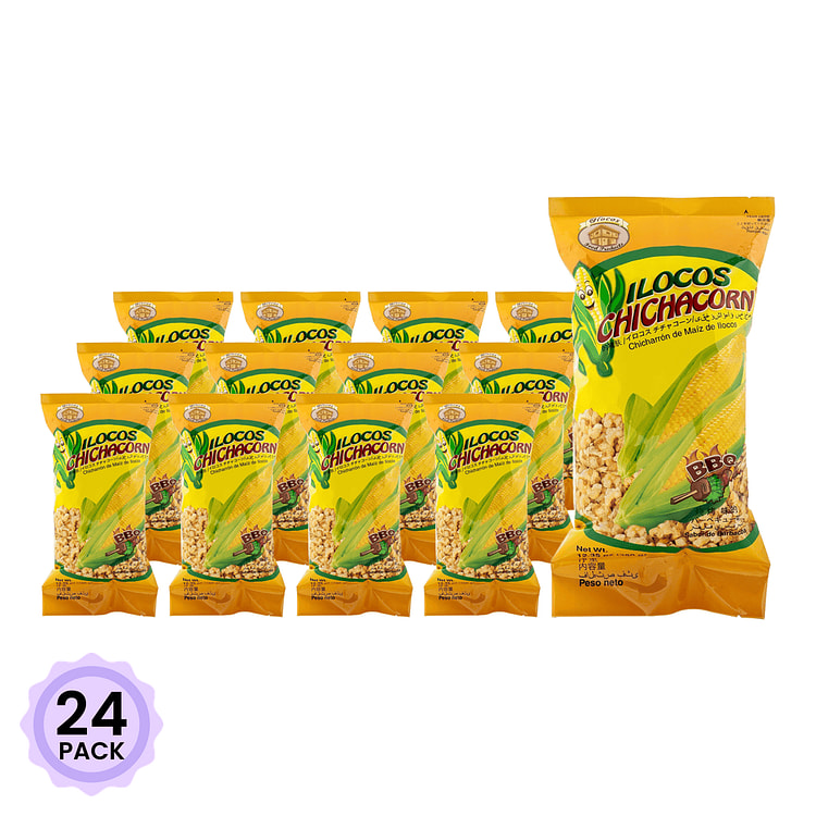 Ilocos Chichacorn, BBQ Flavor 350 g*24 pack