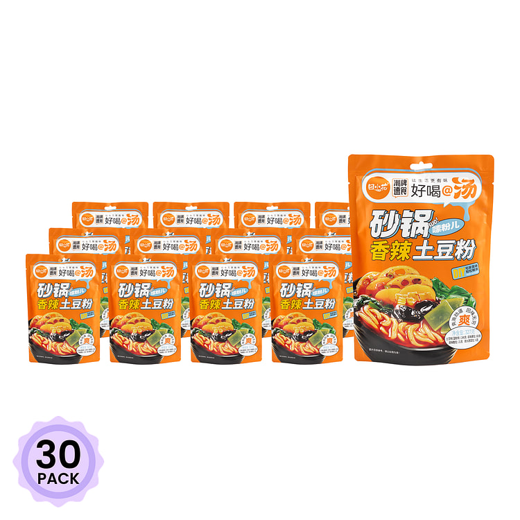 田小花 砂锅土豆粉 327 克*30 包
