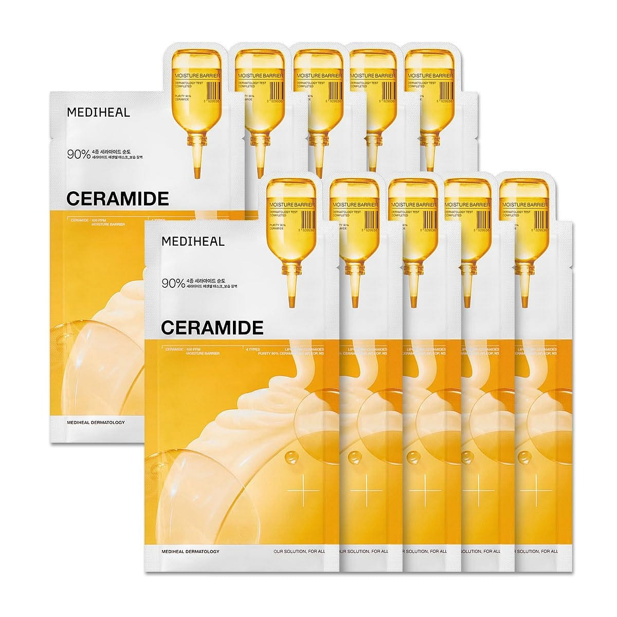 Mediheal Ceramide Essential Sheet Mask 10pcs 10 count