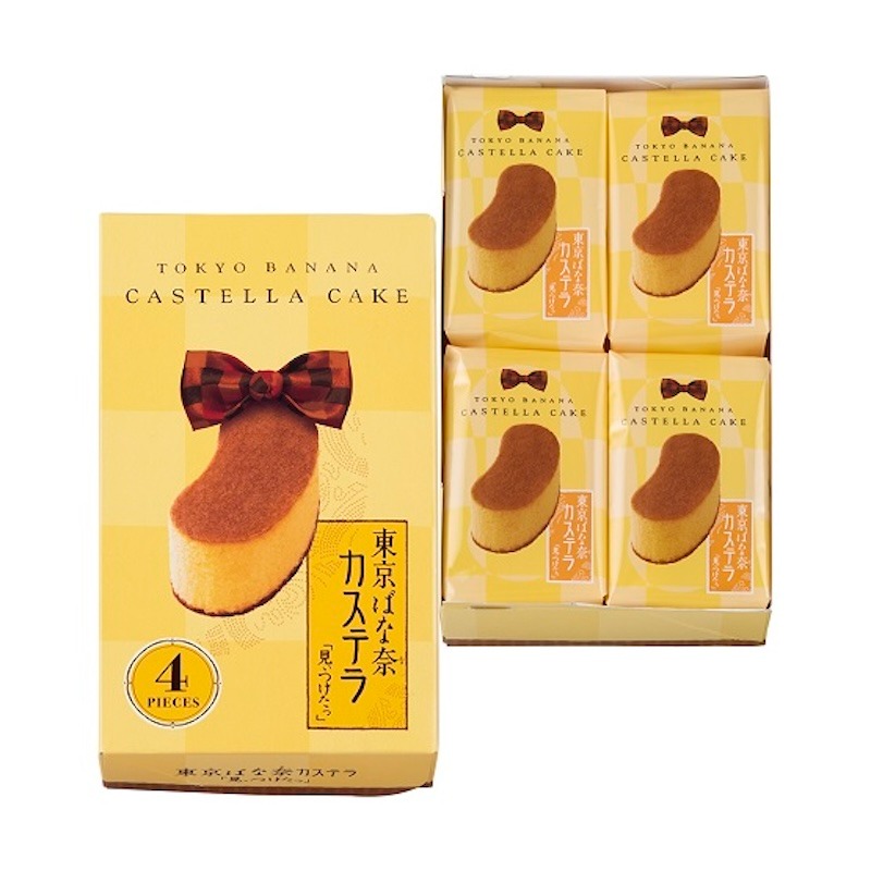 Tokyo Banana Castella Banana Flavor 4 pcs 1 케이스