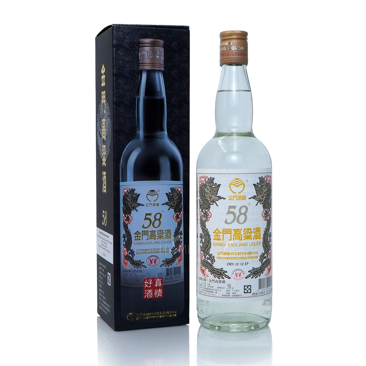 Kinmen Kaoliang 58% Taiwan Kaoliang 750 ml