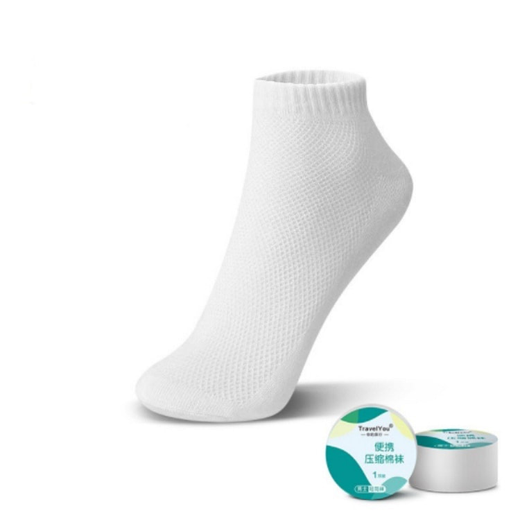 TravelYou Disposable compression socks White
