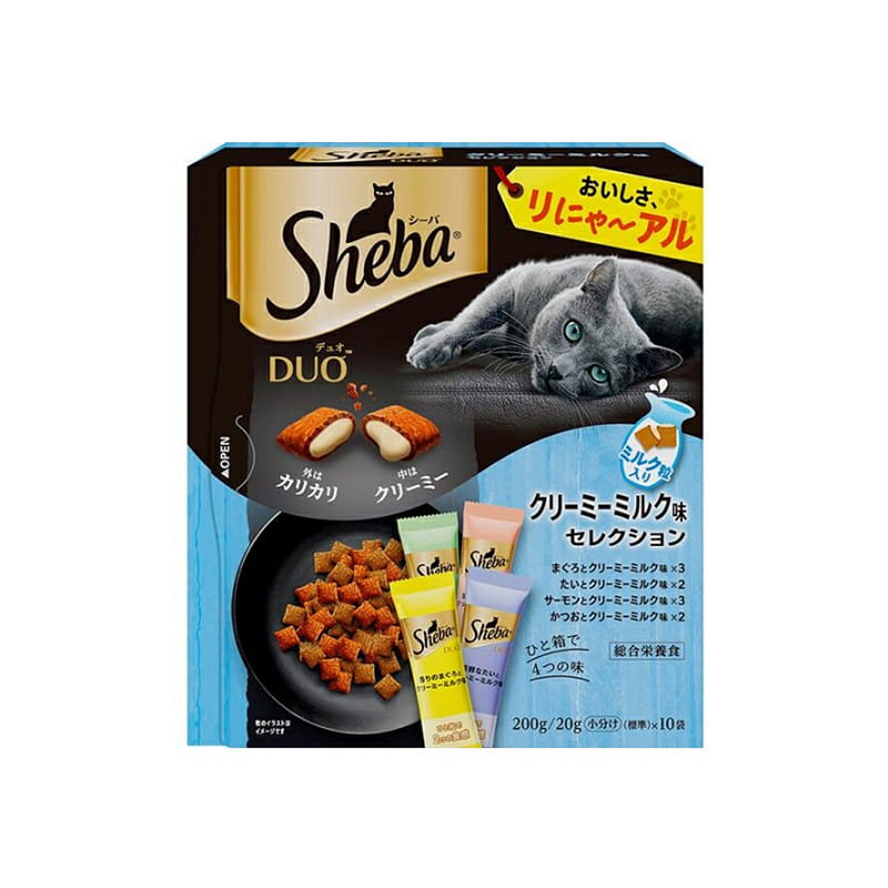 Sheba Duo Creamy Milk Flavor 200g 1 each