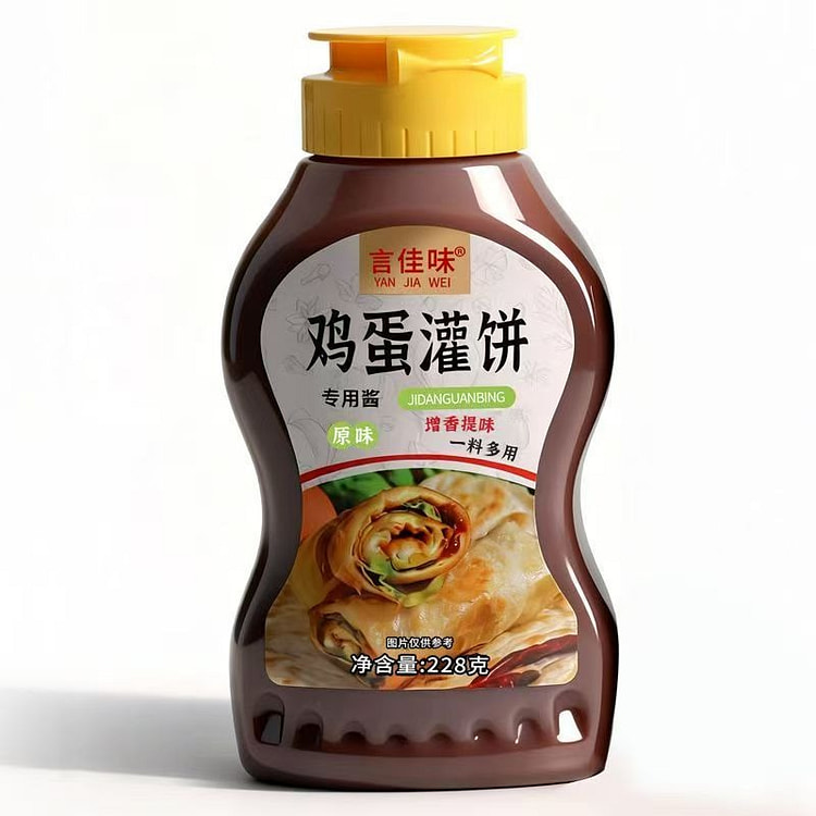 Egg stuffed pancake sauce original flavour hand-gr 228 g