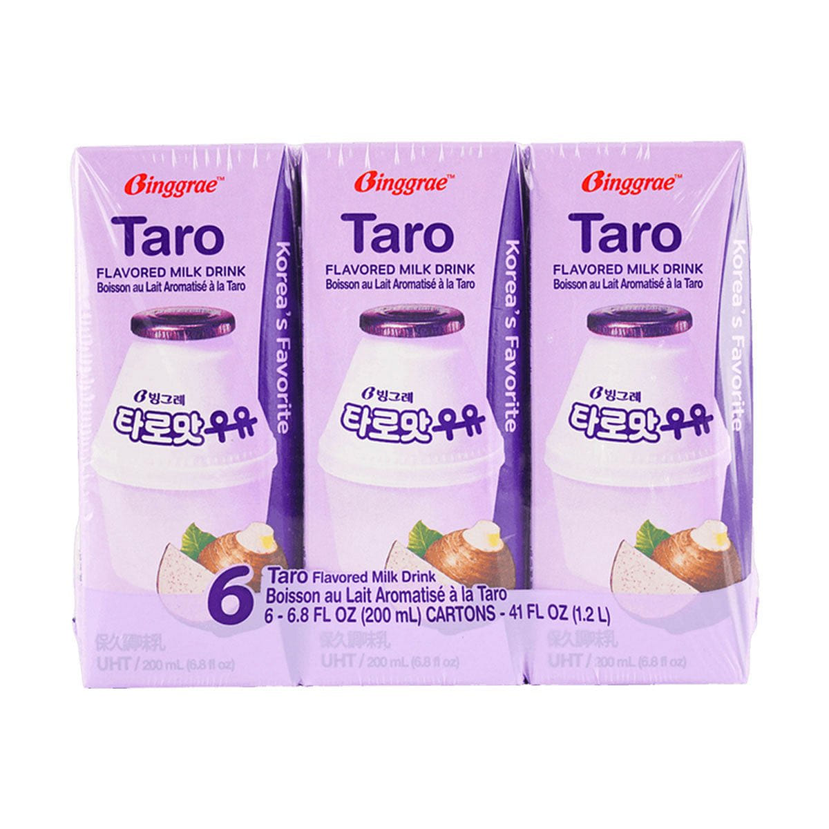 Binggrae Taro Flavor Milk - 6 Pack 1 份