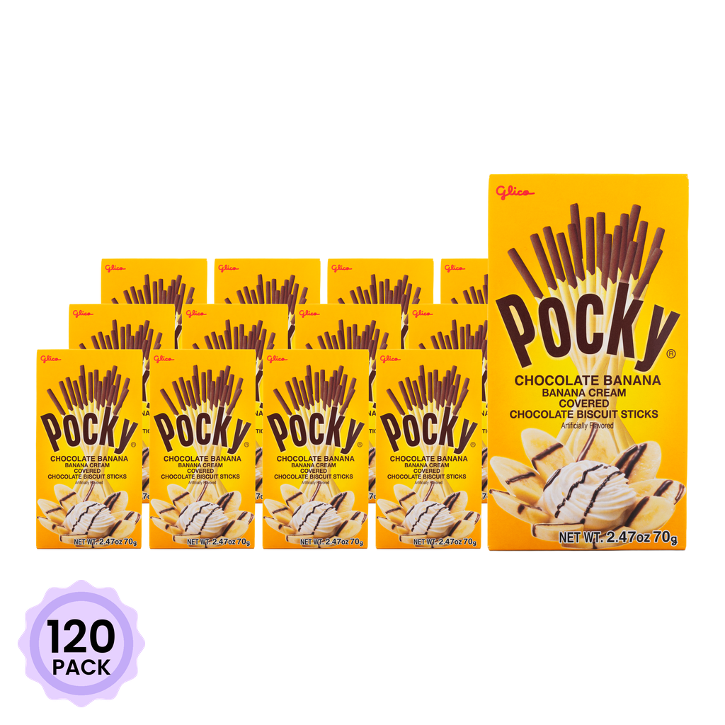 ポッキー　（手渡し） Glico ポッキー チョコバナナ味 70 グラム*120 パック - Weee!