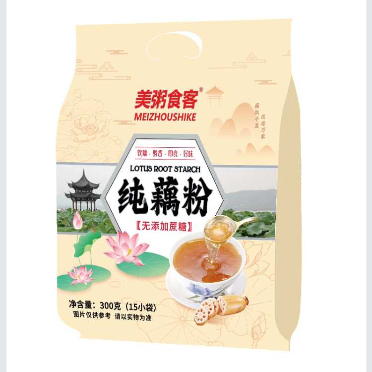 美粥食客纯藕粉无蔗糖营养早*1袋