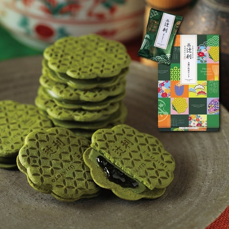 Tsujiri Rich Matcha Sandwich 6pcs 1 box