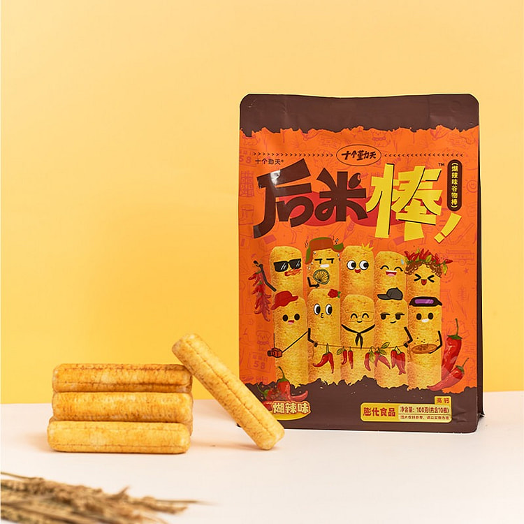 后米棒煳辣味200g谷物棒膨化食品休闲零食 200 克