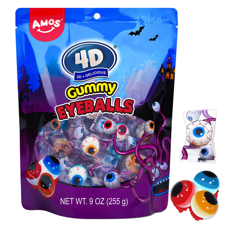 Amos Gummy Eyeball Halloween Candy Eye Candy