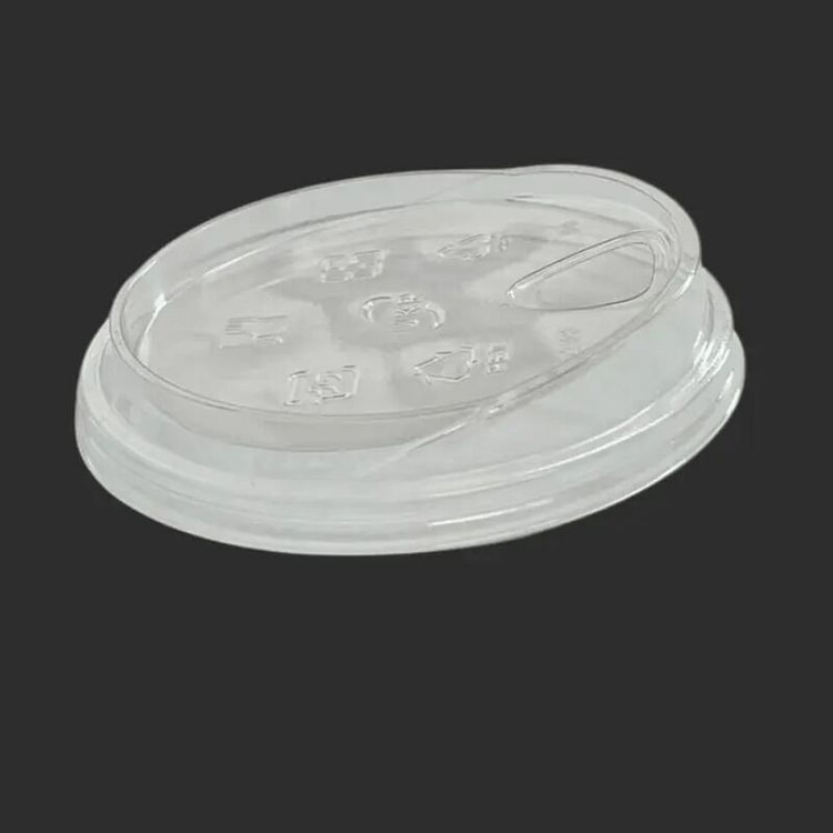 一次性 PET 塑料直饮杯盖 98mm 50 份