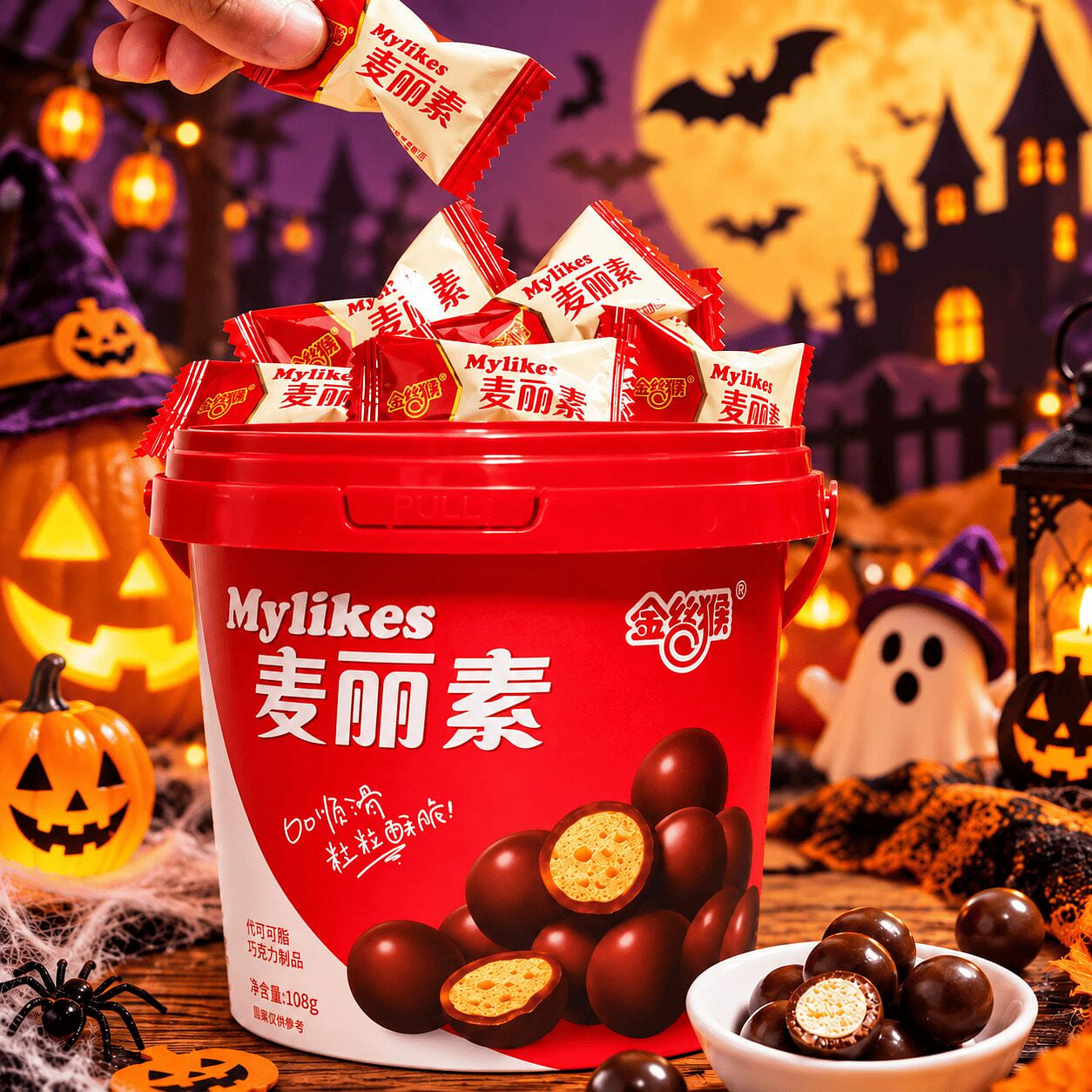 Golden Monkey Maltesers (Individually Wrapped) 108 g