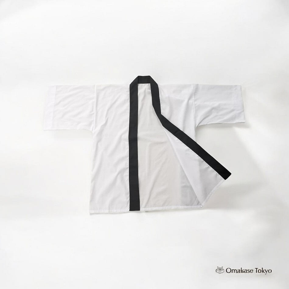 Noboriya Kobo Solid Happi Coat-White 400 g