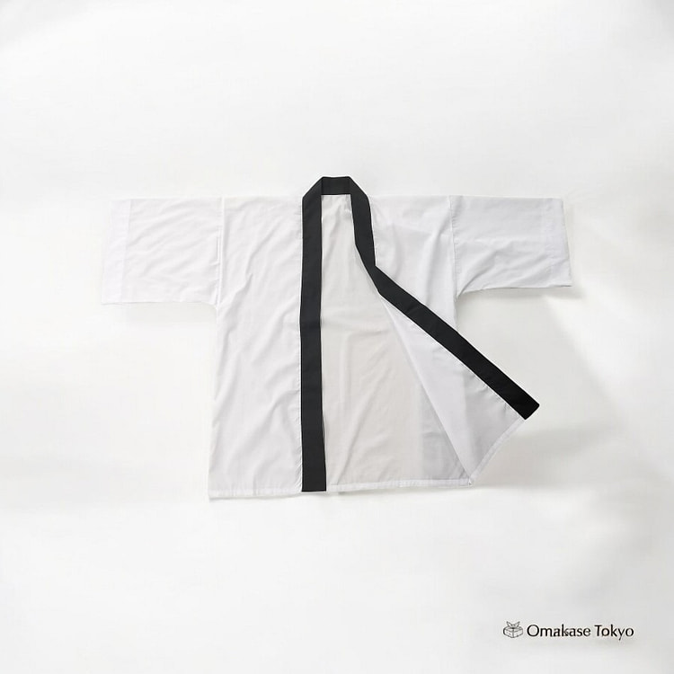 Noboriya Kobo Solid Happi Coat-White 400 g