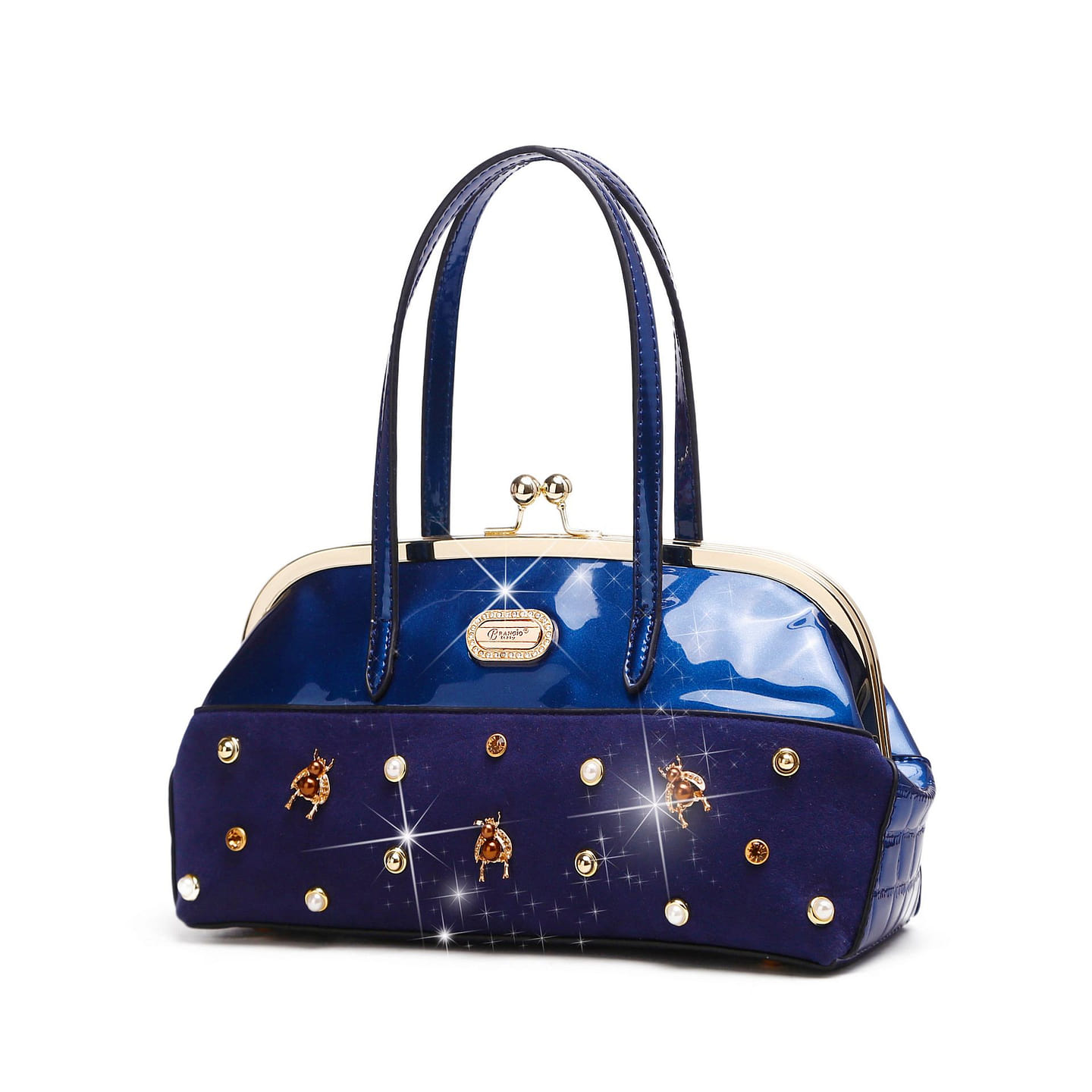 Honey Bee Handmade Evening Bag Blue [RM8300L-RB] 1 each