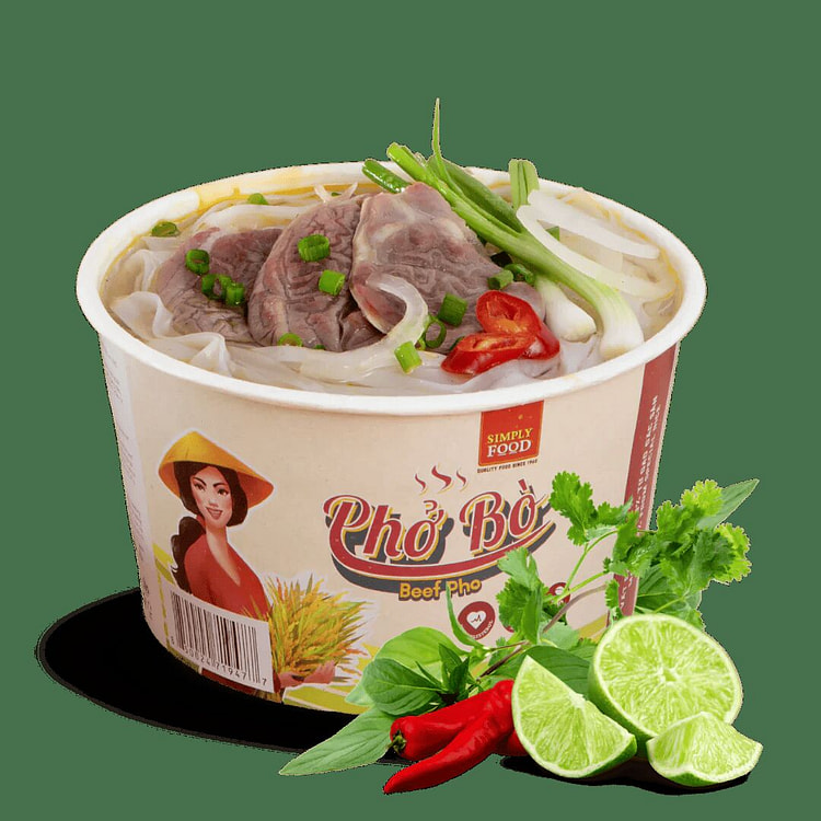 Simply Food 牛肉味方便面 1碗 70 克