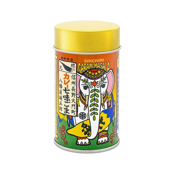 八幡屋矶五郎 咖喱七味芝麻罐 60g 1 份