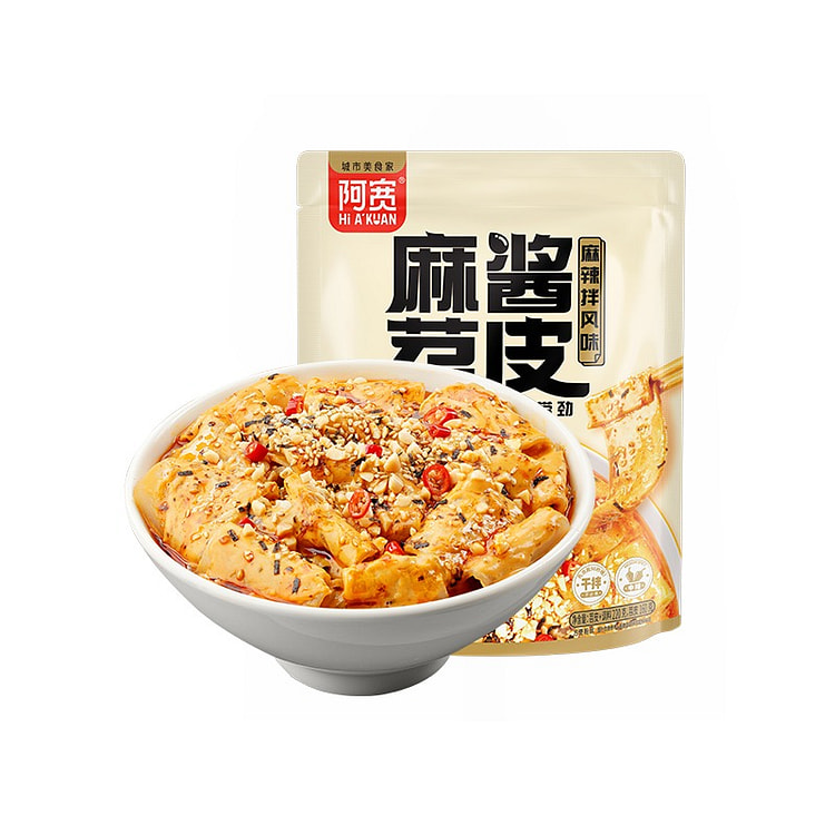 麻酱味红油烧烤味麻辣风味宽粉220g