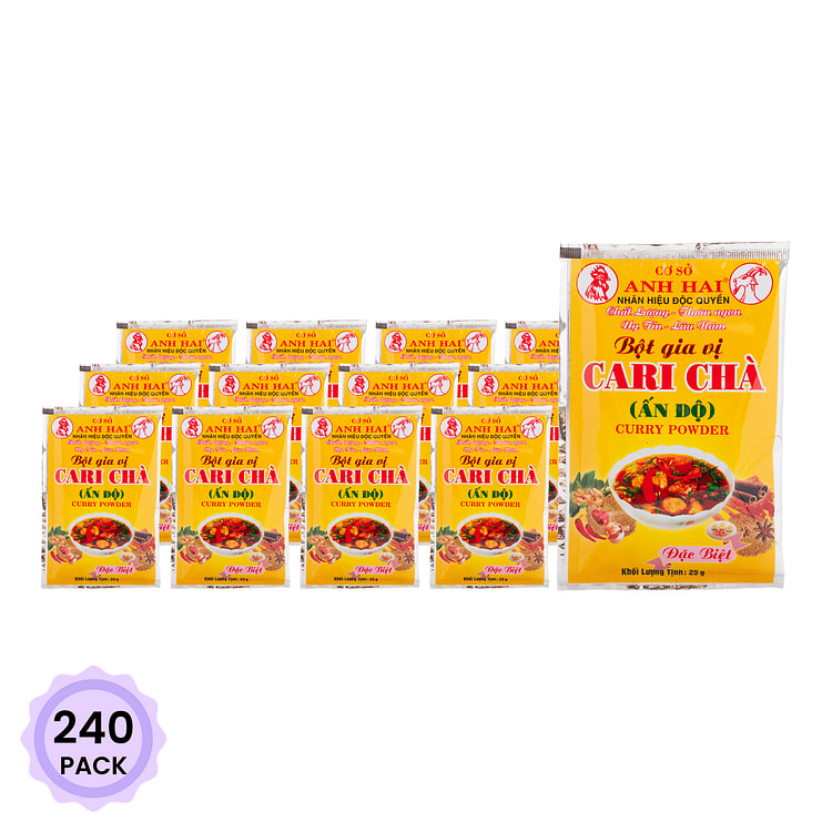 Bột Cà Ri Anh Hai 25 g*240 pack