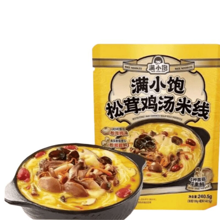 满小饱  松茸鸡汤米线  240.5g*1袋 240.5 克
