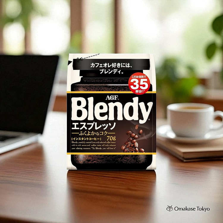 AGF Blendy Espresso Cafe au Lait Instant Coffee Re