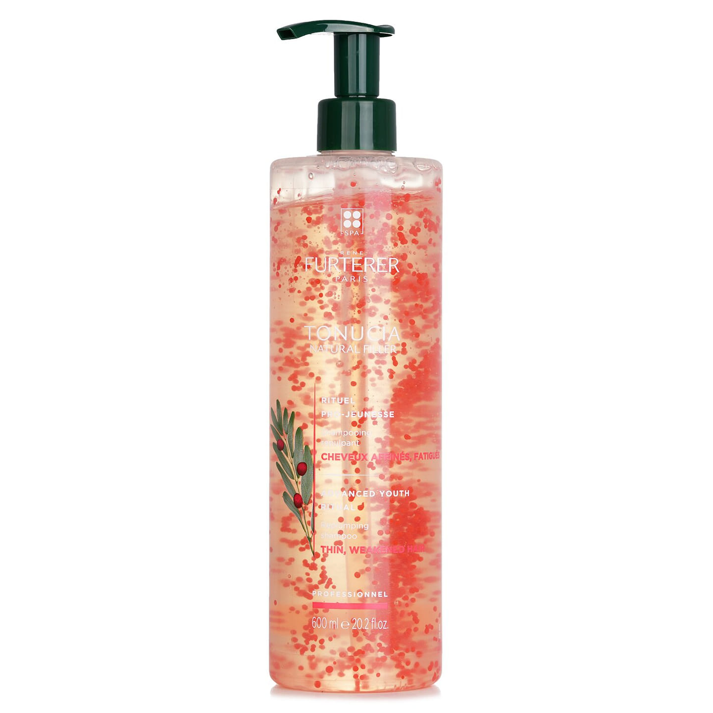 Rene Furterer Tonucia Natural Filler Replumping Shampoo – Thin, Weakened Hair (Salon Product) 600 ml