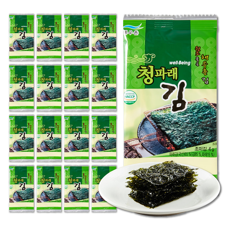 해우촌 청파래김 x 25개 (무트레이)