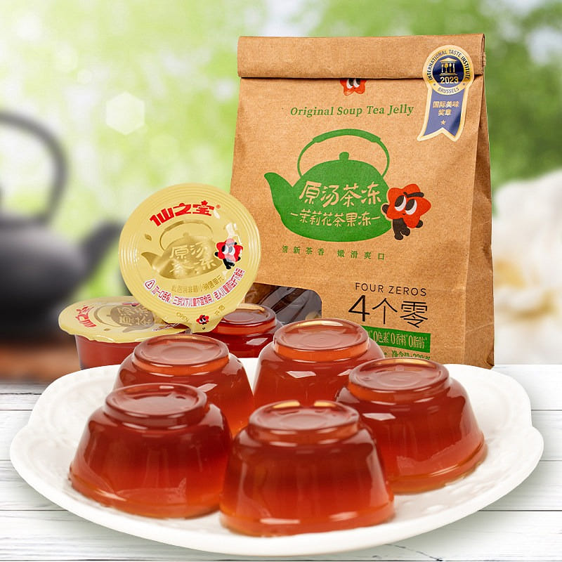 Hot tea jelly with jasmine tea flavor 640 g