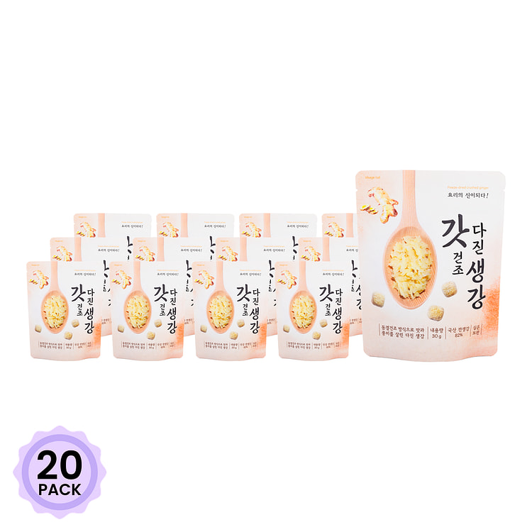 Jeollanam-do 干姜碎 30 克*20 包