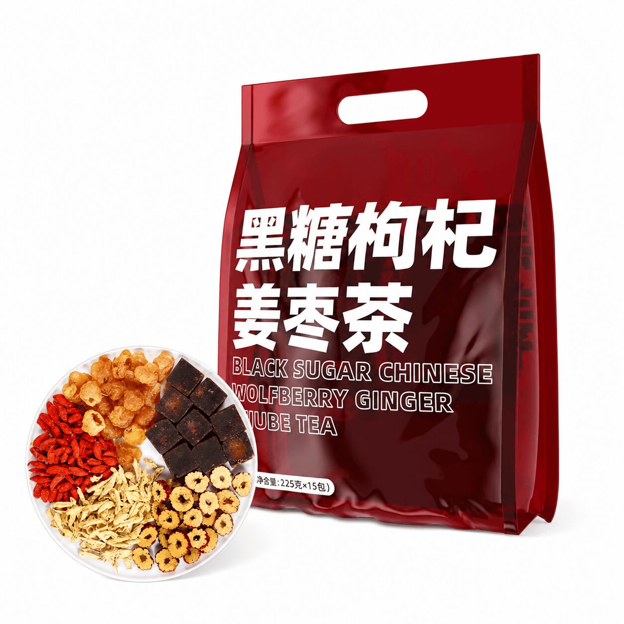 Get Black Sugar Chinese Wolfberry Ginger Jujube Tea Delivered