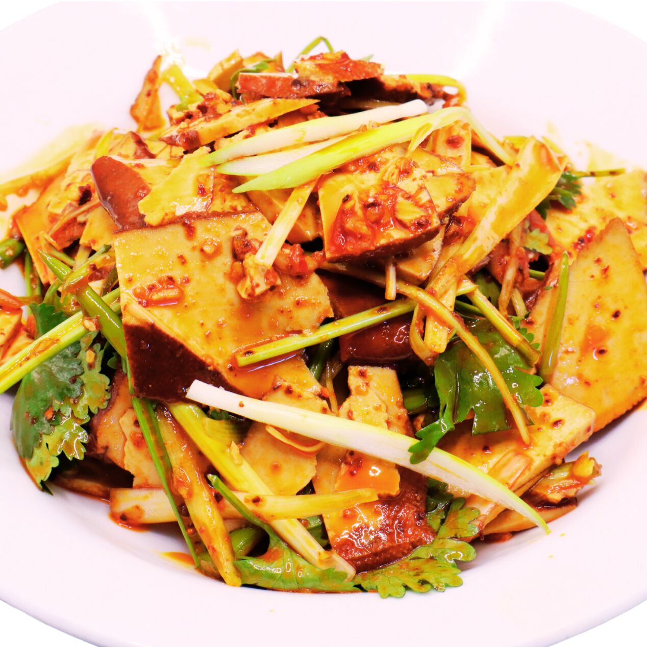 Smoked Bean Curd With Chili Oil 1 개