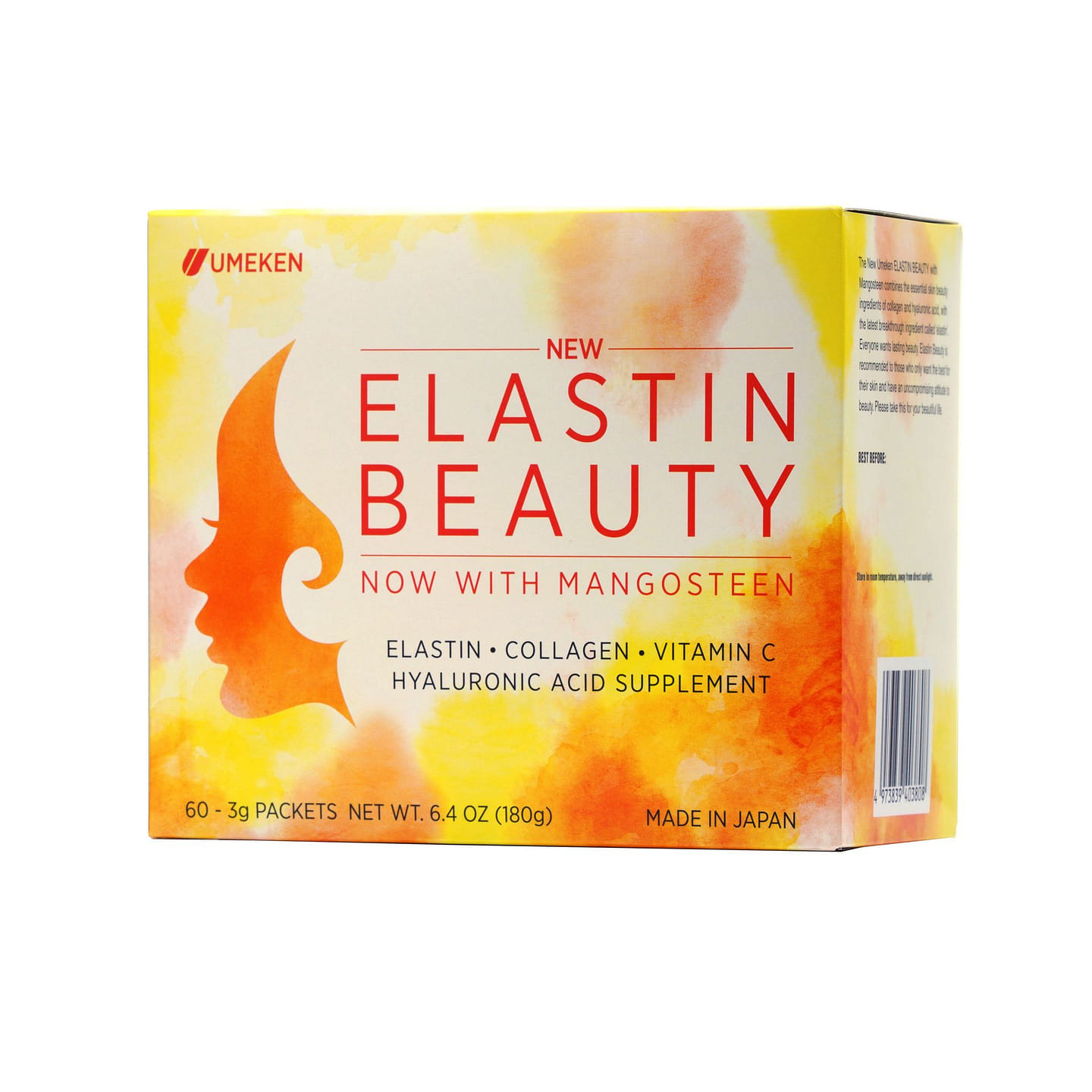 UMEKEN Elastin Beauty collagen drink 180 グラム