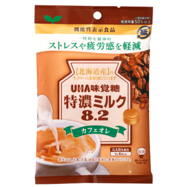 UHA Rich Milk 8.2 Cafe Au Lait 93g 1 pack 93 g