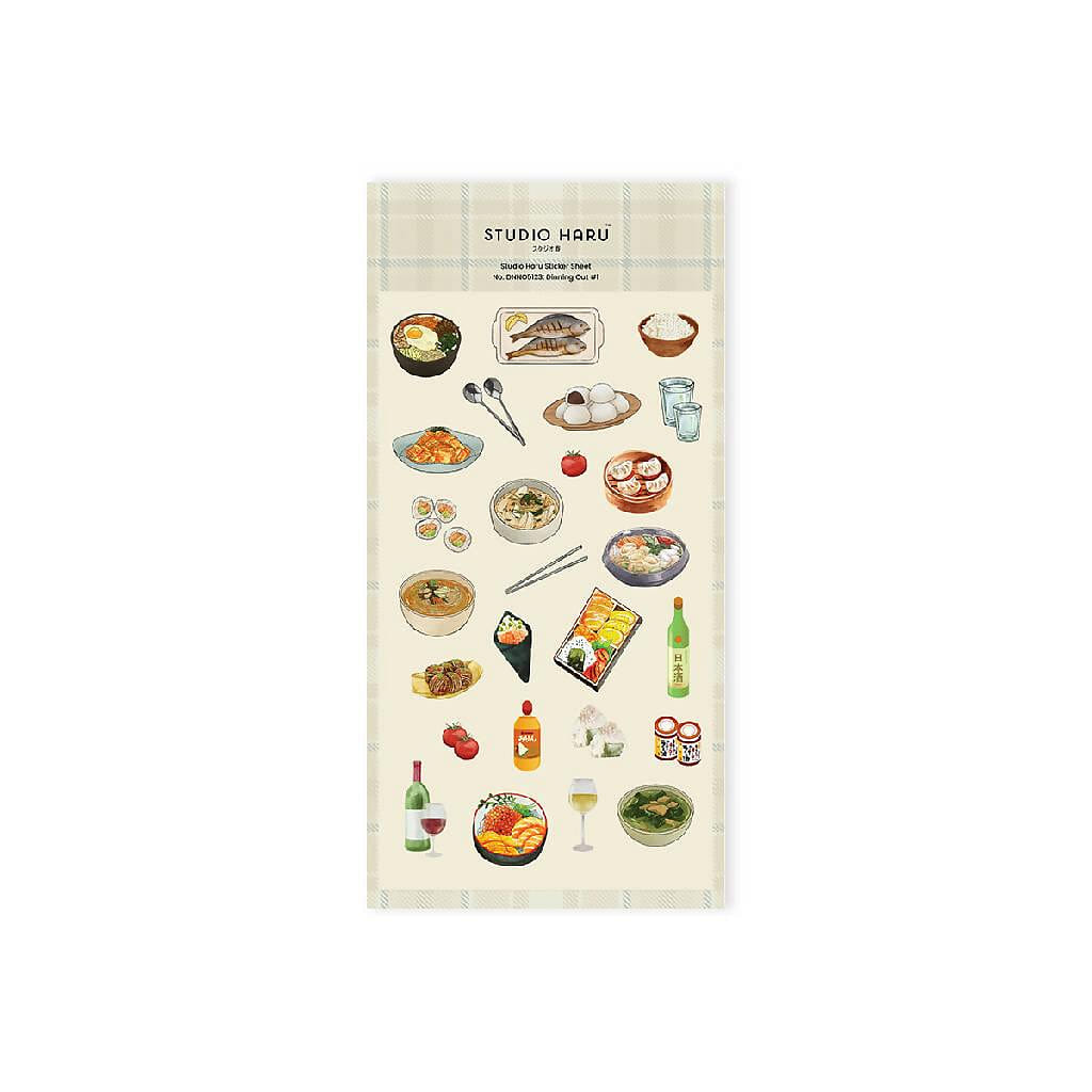 Dining Out #1 Sticker Sheet 1 each