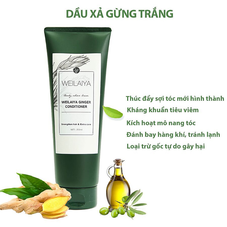 维莱雅生姜护发素 油性发质 250ml