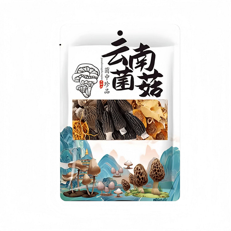 干货七彩菌菇汤料包羊肚菌松茸菌汤包80g*2包 160 克