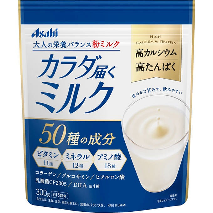 Asahi Karada Todoku Milk 300g 1 개