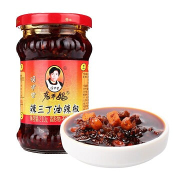 老干妈 辣三丁油辣椒 280 克